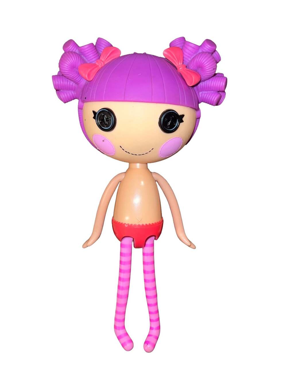 MGA Lalaloopsy Silly Hair Peanut Big Top 13" Doll Purple Hair